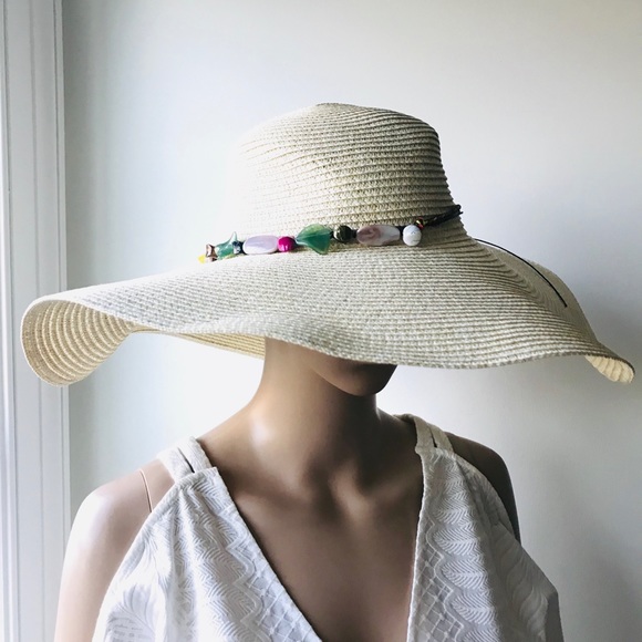 Accessories - Floppy Boho Beach Large Brim Hat